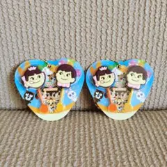 ペコポコチョコレート　ミニチュアマスコットキーホルダー　2点　ぺこちゃん