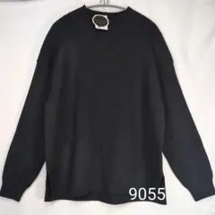 新品タグ付き　グローバル　ワーク　セーター メルティニット　黒　M