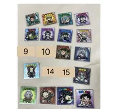 9.10.14.15なし　鬼滅の刃　ビックリマンシール 16枚セット