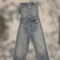 ZARA デニムオーバーオール Sサイズ