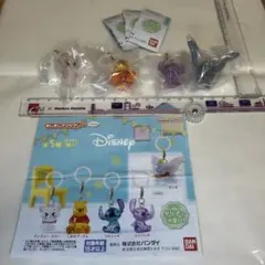 カプセルトイのディズニー めじるしアクセサリーNEWの4種セットです。