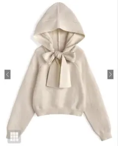【GRL】フード付きリボンニットトップス[an1925]