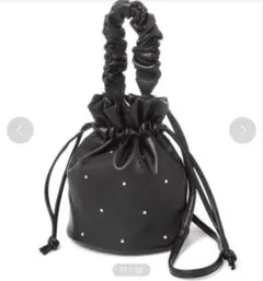 レディースショルダーバック GLOBAL WORK カシメ巾着3WAYショルダー