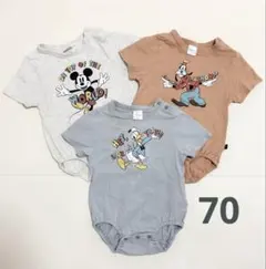 【送料込み】　バースデイ　フタフタ　ディズニー　ロンパース　70 まとめ売り