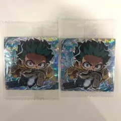 僕のヒーローアカデミア　ウエハース シール 緑谷出久 ウルトラレア　２枚セット