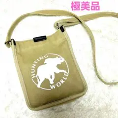 値下げ‼️美品　HUNTING WORLD ショルダーバッグ ピンク/ベージュ 楽天市場】ハンティングワールド 斜め掛けショルダーバッグ