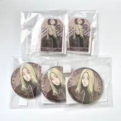 サカモトデイズ 神々廻 まるくじ 缶バッジ キーホルダー 5点