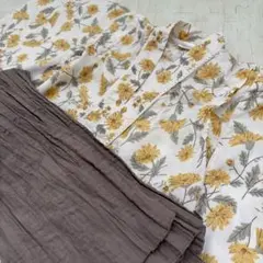 tete a tete テータテート 浴衣 95 花柄 甚平