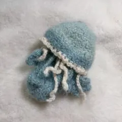 こ*み様 くらげのリップケース かぎ編み 編み物