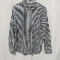 無印良品キンガムチェック柄長袖シャツ XL