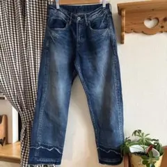 cepo デニムパンツ 切りっぱなし裾 デザイン