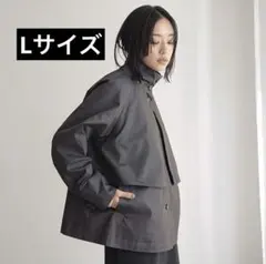 for/c ショートジャケット チャコール　Lサイズ