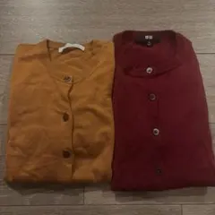 LOWRYSFARMとUNIQLOのカーディガン　2枚セット