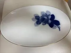 マイセン プラーク ブルーローズ オブジェ 陶板画 53943 ポーセリン