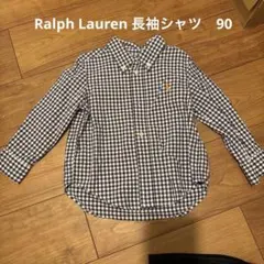 Ralph Lauren チェック柄長袖シャツ　90