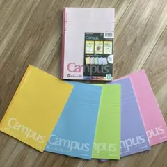キャンパスノート 5色パック　ノ-3CBTNX5 ノ-3CBNX5 10冊セット