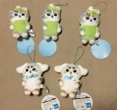 【5個セット】モフサンド　サンリオ　けろけろけろっぴ　シナモロール ぬいぐるみ