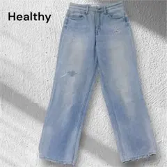 Healthyライトブルーダメージデニムのサムネイル