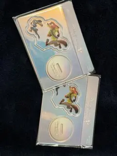 ズートピア　ディズニー アクリルキーホルダー 2個セット