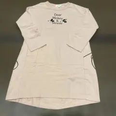 3can4on ミッキー＆ミニー 長袖ワンピース 110cm