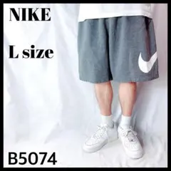 NIKE ナイキ メンズ スウェット ハーフパンツ ビッグスウッシュ グレー L