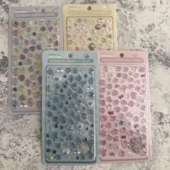 しずくちゃん　海外製　ボンボンドロップシールミニ　4点セット