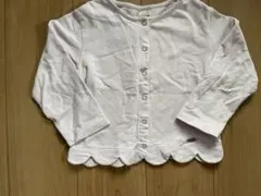 petit main薄紫　カーディガン110