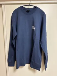 Stussy ネイビー 長袖Tシャツ Mサイズ