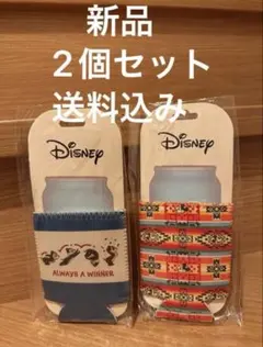 【新品①】2点セット　ディズニーのソフト缶ジャケット　缶カバーのサムネイル
