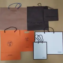 LOUIS VUITTON & HERMES COACHショッピングバッグセット
