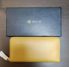 mura イエロー レザー 長財布