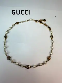 永瀬廉着用 GUCCIインターロッキングフラワーパールネックレス - メルカリ