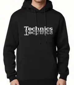 Technics テクニクス パーカー ブラック XXL ビックシルエット