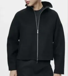 ZARA ブラック ショートジャケット EUR M