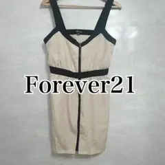 Forever21 ノースリーブミニワンピース S/P ベージュ