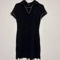 TOMMY HILFIGER/ポロワンピース/ブラック/Mサイズのサムネイル
