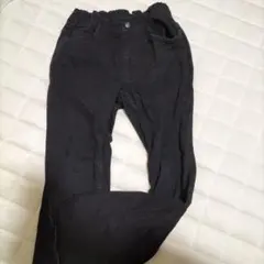 黒 フレアパンツ ゴムウエスト