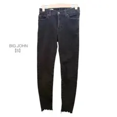 BIG JOHN/スキニーパンツ/ギャル/y2k/カットオフ/日本製/S/黒のサムネイル