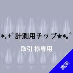 ✦⋆【取引 様専用】⋆ ✦計測用ネイルチップ
