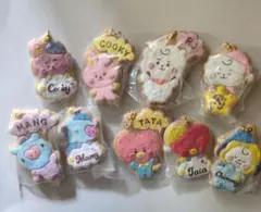 BTS BT21 クッキーチャームコット　9個セット