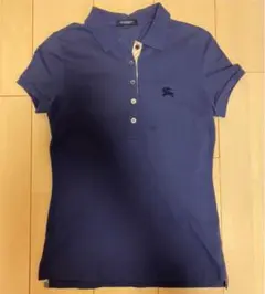 バーバリー　ポロシャツ 紺