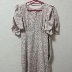 SNIDEL 花柄ワンピース パフスリーブのサムネイル