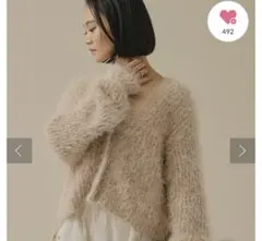 ガリャルダガランテ　ラメシャギー2wayニット