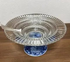 レア　三洋陶器　龍峯窯　祥瑞　高台皿　ガラスコンポート皿　大皿 レア 三洋陶器 龍峯窯 祥瑞 高台皿 ガラスコンポート皿 大皿 - メルカリ