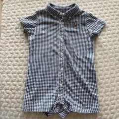 Ralph Lauren ギンガムチェックロンパース 12M