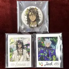 ツイステ ツイステ展 缶バッジ ランダムカード レオナ・ジャック