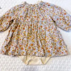 【専用】petit main 花柄ワンピース 70