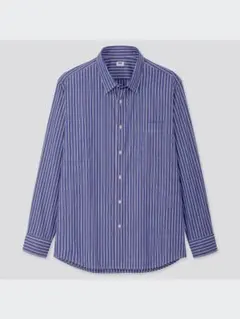 UNIQLO エクストラファインコットンブロードストライプシャツ XL