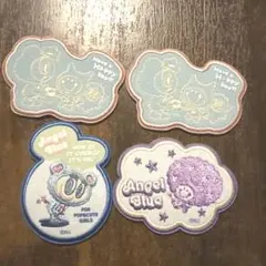 エンジェルブルー　くじ　F賞　刺繍ステッカー　ナカムラくん　ハニーデビル