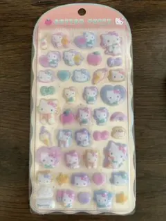 ハローキティ コットンパフィーシール